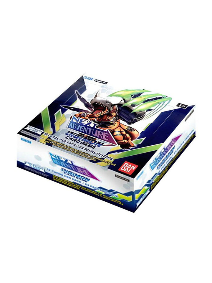 Digimon Next Adventure Booster Box + cadou promo card si cutie de depozitare booster box din carton