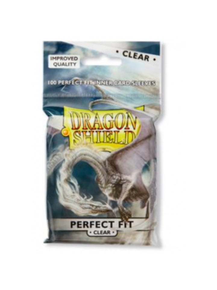 Set 100 Sleeve-uri Dragon Shield Perfect Fit Clear
